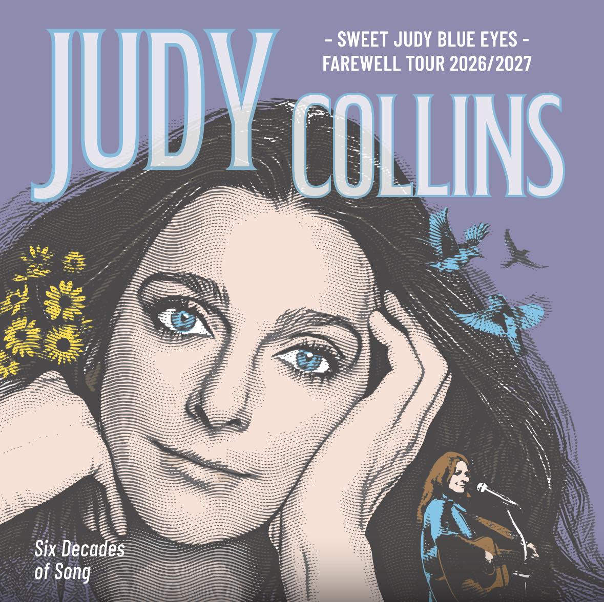 Judy Collins Sweet Judy Blue Eyes Farewell Tour Poster 2026–2027